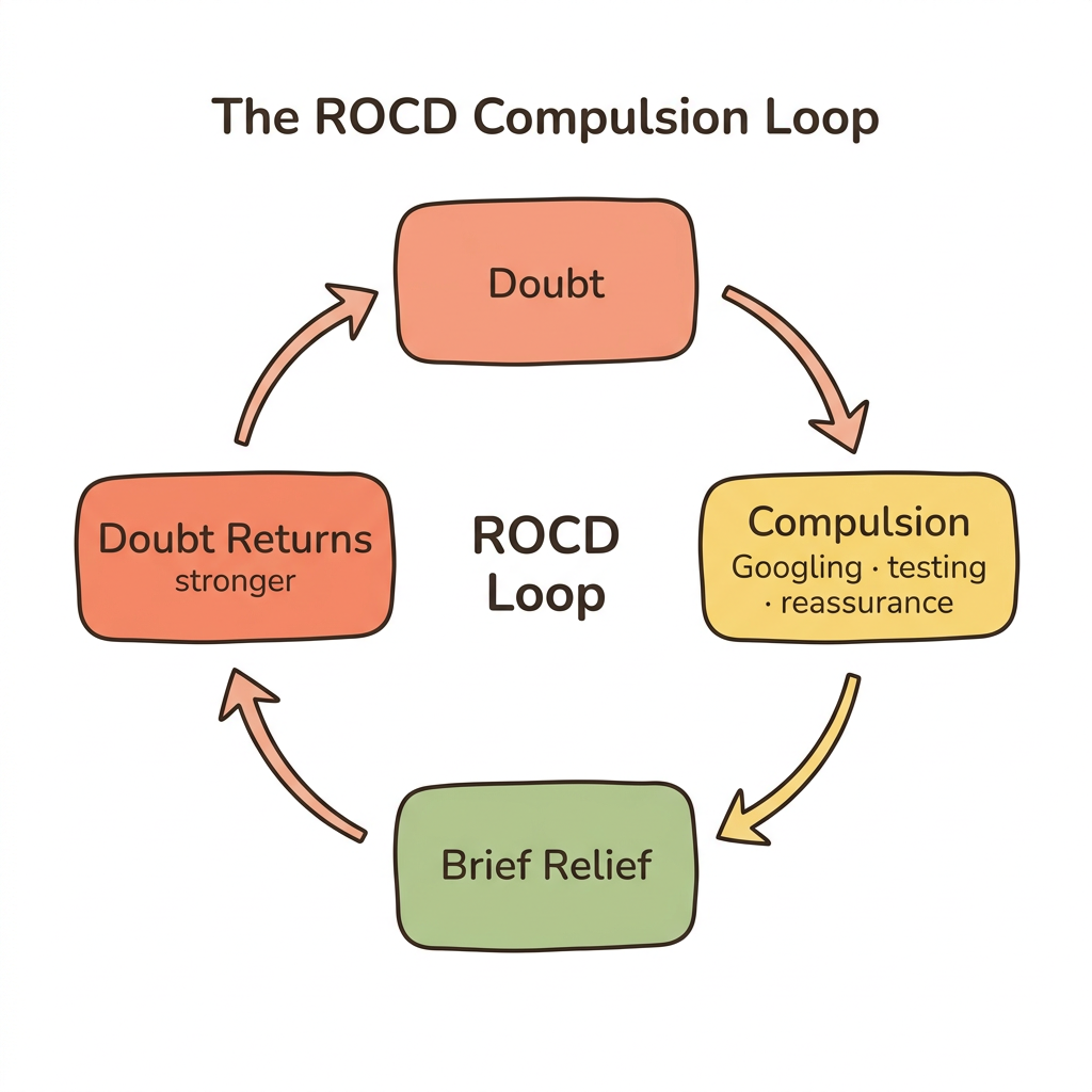 Diagram: ROCD Compulsion Loop