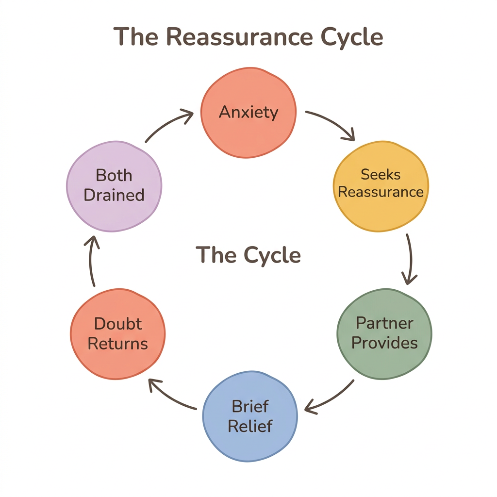 Diagram: The Reassurance-Seeking Cycle