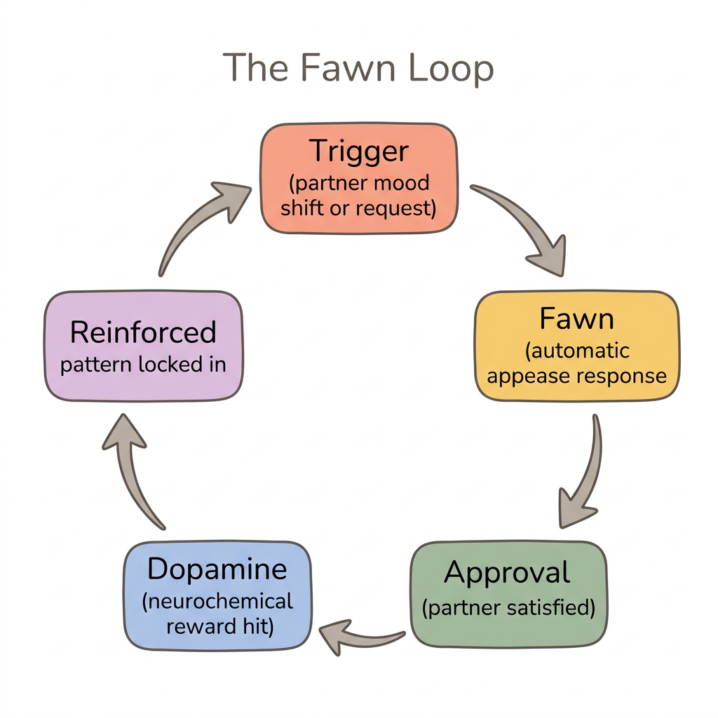 Diagram: The People-Pleasing Reinforcement Cycle