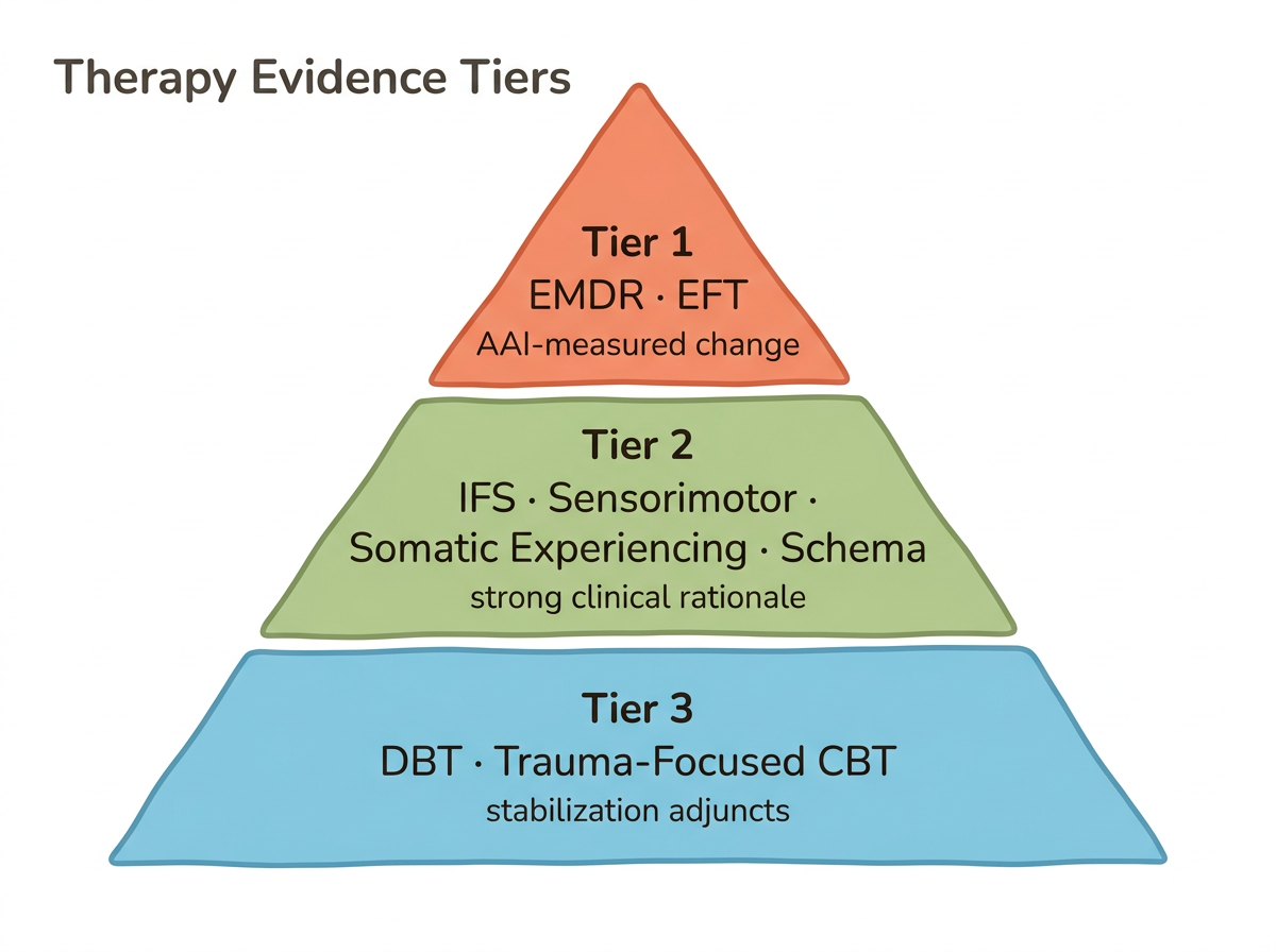 Diagram: Evidence-Tiered Therapy Hierarchy