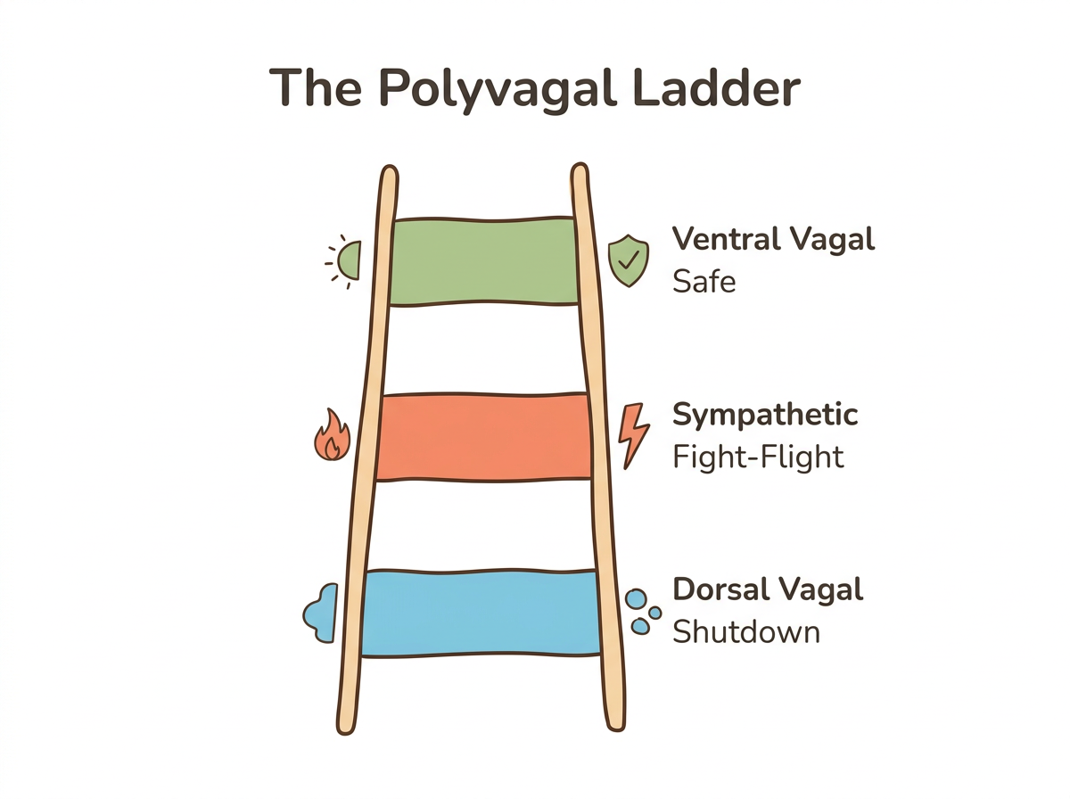 Diagram: Polyvagal Ladder and Closeness